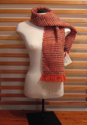 Wrap around scarf with fringe